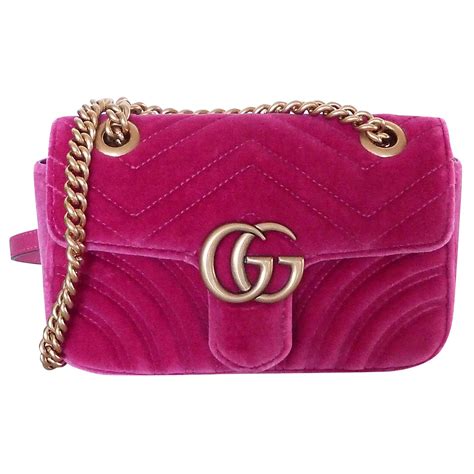 velvet gucci bag dupe|gucci velvet bag fuchsia.